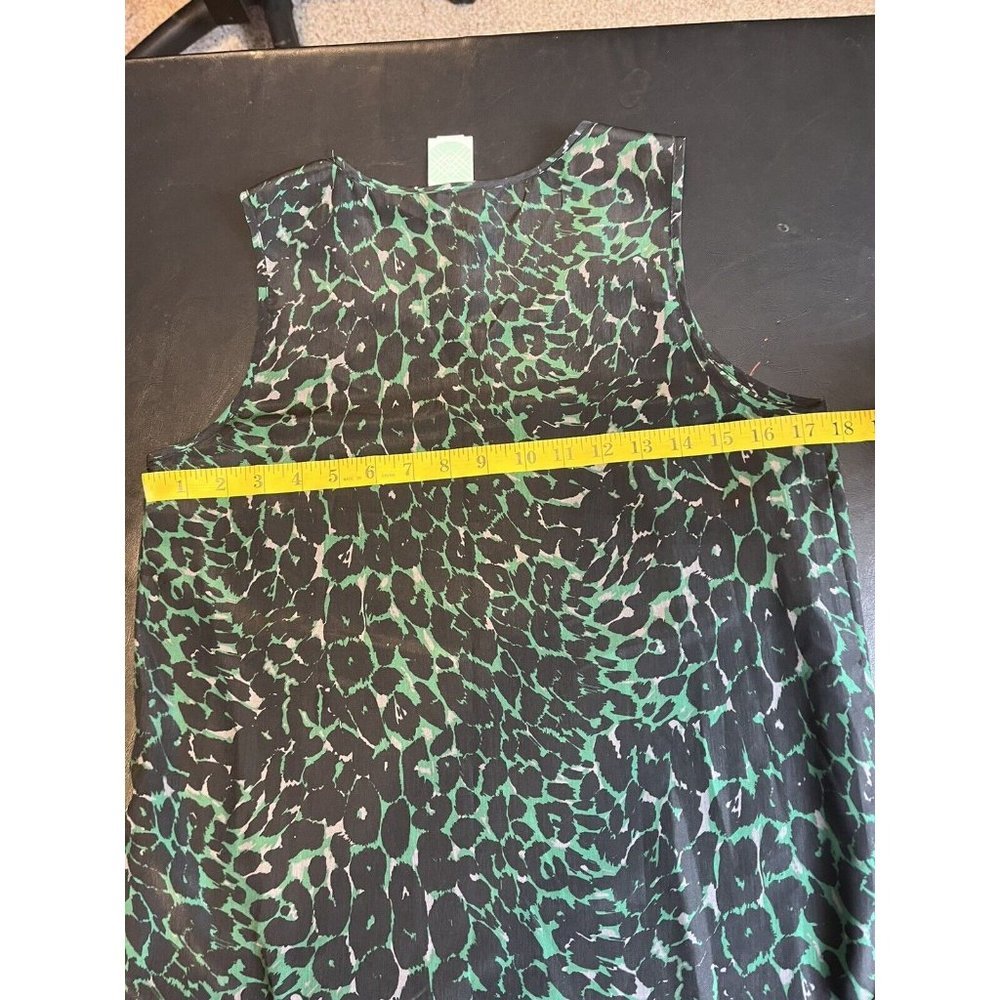 Goldray Crystal Asymmetrical Hem Blouse Green Size Small NWT - Picture 9 of 9